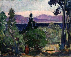 Pejzaż Midi (olej na płótnie) autorstwa Henri Lebasque