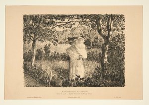 Spacer po ogrodzie autorstwa Henri Lebasque