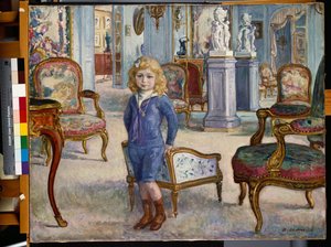 Paul de Camondo w Hotelu de Camondo, 1910 autorstwa Henri Lebasque