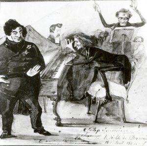 Galop Chromatique Karykatura Luigiego Lablache