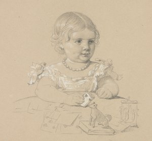 Portret dziecka autorstwa Henri Lehmann