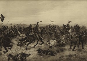 Bitwa pod Agincourt; 1415 (wklęsłodruk)
