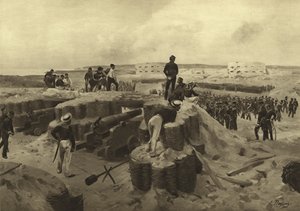 Bitwa pod Bomarsund, 1854 (grawiura)