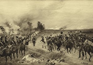 Bitwa pod Waterloo, 1815 (grawiura)