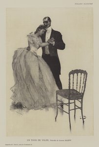 Un Tour de Valse, opowiadanie Ludovica Halevy autorstwa Henri Lucien Doucet