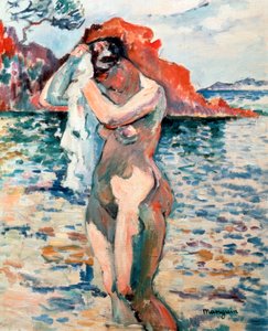 Kąpiący się, 1906. autorstwa Henri Manguin