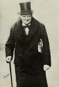 Portret Winstona Churchilla (zdjęcie) autorstwa Henri Manuel