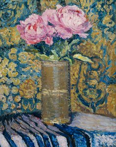 Bukiet piwonii; Bukiet piwonii, autorstwa Henri Martin