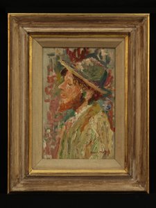 Autoportret, ok. 1900 autorstwa Henri Martin