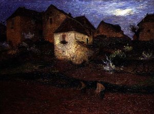 Wioska autorstwa Henri Martin