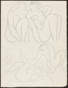 Faun po południu, płyta piętnasta z Poesies de Mallarmé autorstwa Henri Matisse