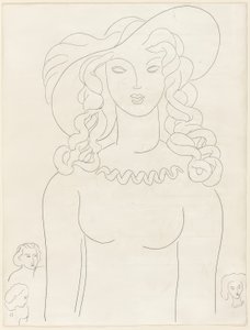 Objawienie, płyta trzecia z Poesies de Mallarmé autorstwa Henri Matisse