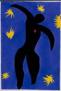 Upadek Ikara. Z "Jazz". Tablica VIII. S. 55 autorstwa Henri Matisse