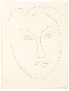 Twarz młodego chłopca autorstwa Henri Matisse