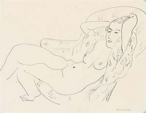 Kobieta nago, ręce uniesione autorstwa Henri Matisse