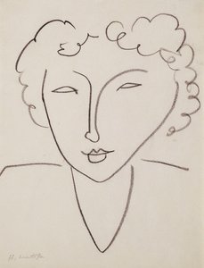 Głowa kobiety; Tete de Femme autorstwa Henri Matisse