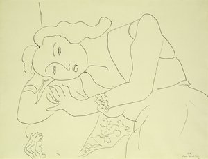 Głowa kobiety autorstwa Henri Matisse