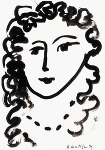 Głowa kobiety autorstwa Henri Matisse