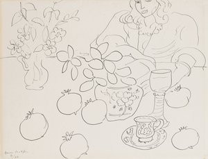 Scena wewnętrzna autorstwa Henri Matisse