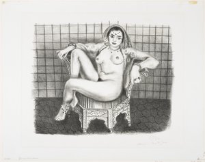 Młoda hindusko-syryjska odaliska autorstwa Henri Matisse
