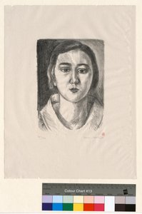 Dziewczyna w kołnierzyku z organdyny autorstwa Henri Matisse