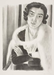 Kobieta w pelerynie z lisiego futra autorstwa Henri Matisse