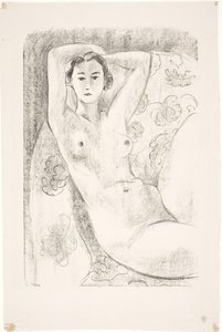 Modelka siedząca w fotelu autorstwa Henri Matisse