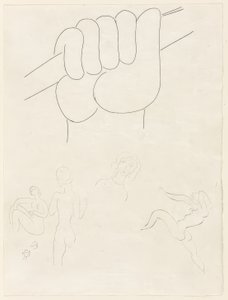 Le Guignon, płyta druga z Poesies de Mallarmé autorstwa Henri Matisse