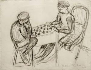 Gracze warcabowi autorstwa Henri Matisse