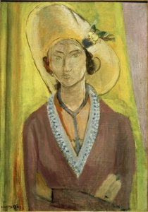 Mademoiselle L.L. Żółty kapelusz autorstwa Henri Matisse