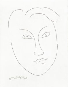 Maska młodego chłopca autorstwa Henri Matisse
