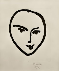 Nadia. Uśmiechnięta maska autorstwa Henri Matisse