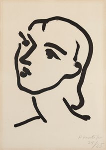 Nadia z prostymi włosami autorstwa Henri Matisse