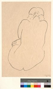 Siedzący akt, widziany od tyłu autorstwa Henri Matisse