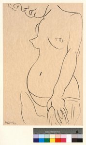 Nagi z pociętą twarzą autorstwa Henri Matisse