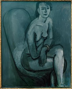 Szary nude z bransoletką autorstwa Henri Matisse