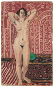 Akt na czerwonym tle autorstwa Henri Matisse