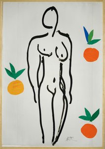 Nude z pomarańczami autorstwa Henri Matisse