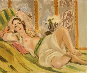 Odaliska z magnoliami, ok. 1920 (olej na płótnie)