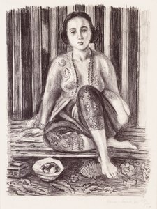 Odaliska z miską owoców autorstwa Henri Matisse