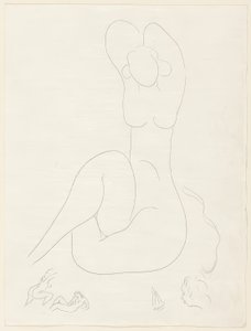 Kilka sonetów: "Quelle soie...", płyta 28 z Poesies de Mallarmé autorstwa Henri Matisse