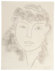 Portret kobiety; Portrait de Femme autorstwa Henri Matisse