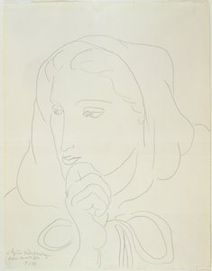 Portret kobiety w kapturze autorstwa Henri Matisse