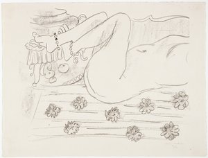 Leżący akt autorstwa Henri Matisse