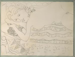 Leżący akt autorstwa Henri Matisse