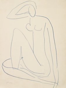 Siedząca postać kobieca autorstwa Henri Matisse
