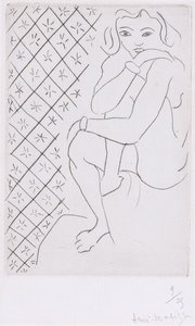 Odaliska w pozycji siedzącej autorstwa Henri Matisse