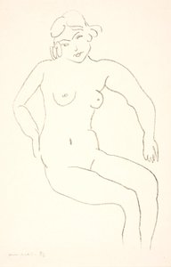 Siedzący akt kobiecy autorstwa Henri Matisse