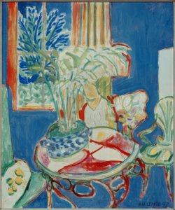 Małe wnętrze w kolorze niebieskim autorstwa Henri Matisse