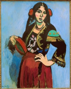 Hiszpanka z tamburynem autorstwa Henri Matisse